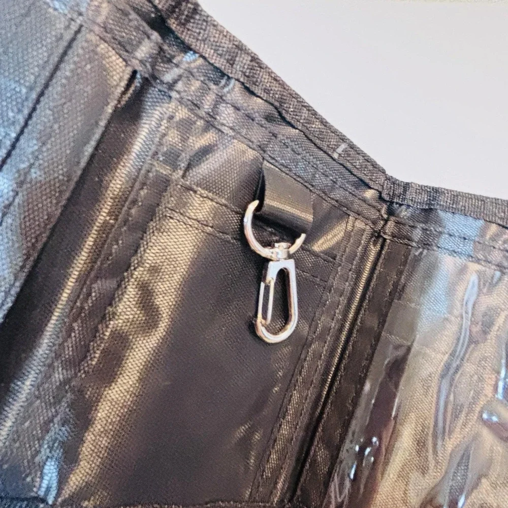Camouflage Hook And Loop Tri-fold Wallet Zip ID Credit Card Keychain Men Boys